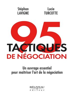 cover image of 95 tactiques de négociation